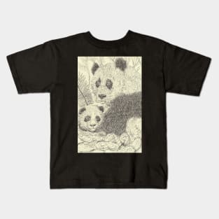 Panda bears Kids T-Shirt